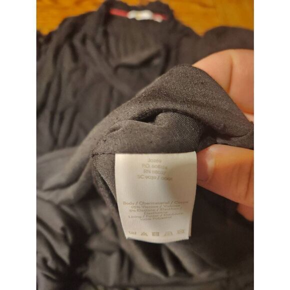 Boden Rosa Jersey Midi Dress in Black sz 14L - Picture 4 of 5